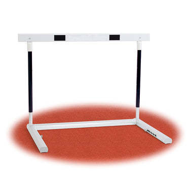 Hurdle with Easy Height Adjustment with Adjustable, Spring-loaded Pullover Weights (Collegiate)